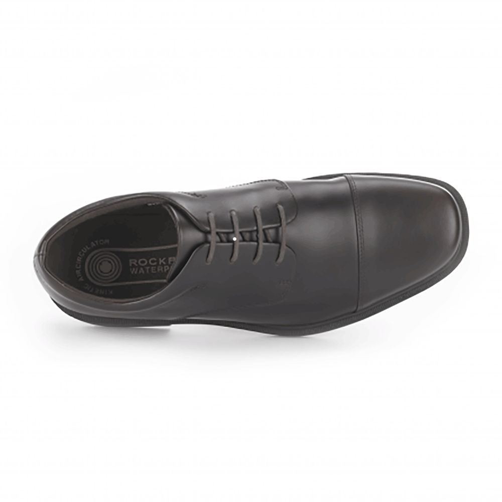 Rockport Mens Ellingwood - Oxfords Black - FKI072634